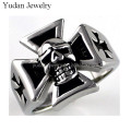 China Manufacturer Custom Stainless Steel skull ring for man